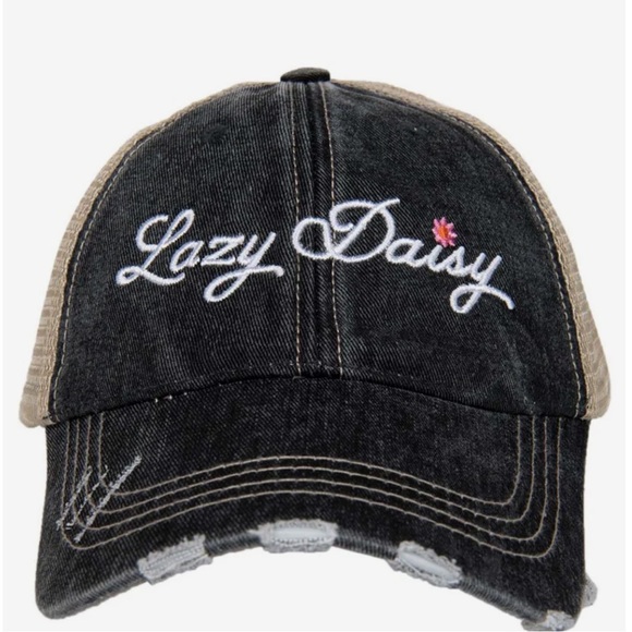 Katydid Accessories - NWT Katydid Lazy Daisy Distressed Cap